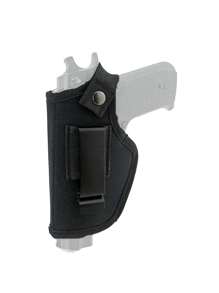 通用隐蔽携带皮套，灵活舒适，适合男女，带 OWB/LWB，可调节 9 毫米 S&W M&P Shield G 系列 - 隐蔽携带带金属夹，左右手用户，户外训练设备，通用内部隐蔽携带枪套，弹性透气枪套，手枪储物袋，户外快速拔枪枪套整理器 - 黑色 - 查看 2