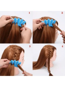 Dụng cụ tết tóc, phụ kiện tạo kiểu tóc, vòng tết tóc kiểu Pháp, dùng để tạo kiểu tóc. - Nhiều màu - Xem 3