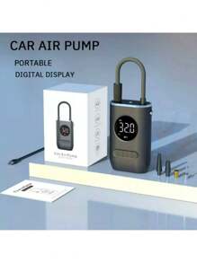 CZK Digital Car Air Pump Compressor Tire Inflator Car Bike Motorcycle Wireless Color Black 7.4 - Nhiều màu - Xem 7