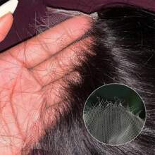 5x5 HD Lace Closure Human Hair Body Wave Closure Human Hair Closure Invisible Natural Hairline - SNatural - View 6