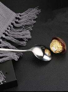 2/4/6pcs Stainless Steel Thin Soup Spoons, Suitable For Home, Restaurant, Party, Wedding