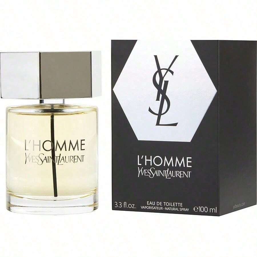 L'Homme Yves Saint Laurent By Yves Saint Laurent Men Cedar, Tahitian Vetiver, Tonka Bean, White Pepper, Basil Edt Spray 3.3 Oz (New Packaging) - Trong sáng - Xem 1