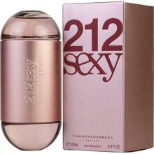 212 Sexy By Carolina Herrera Women Pink Pepper, Mandarin Orange, Bergamot, Gardenia, Pelargonium Eau De Parfum Spray 3.4 Oz