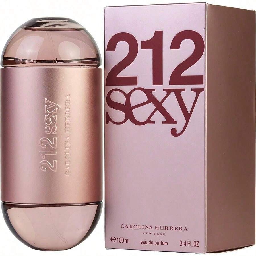 212 Sexy By Carolina Herrera Women Pink Pepper, Mandarin Orange, Bergamot, Gardenia, Pelargonium Eau De Parfum Spray 3.4 Oz