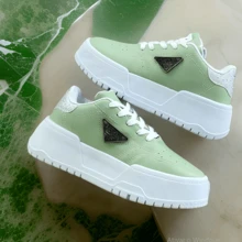 New Prax Girl Women's Sneakers Launch 2024 - 淺綠色白底 - 查看 2
