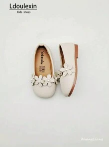Nuove Scarpe da principessa con suola morbida anti-scivolo per ragazze, con motivo floreale casual, adatte per primavera, estate e autunno