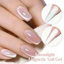 FOUR LILY 7ml 粉色月光磁性凝胶指甲油，可卸除 UV LED 固化持久亮泽凝胶指甲油 - 彩色 - 查看 4