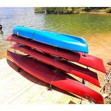 Kayak Dock Storage Rack, Outdoor Over The Water Mount, Holds 400 Lbs, Heavy-Duty Metal Stand - 1 - View 6