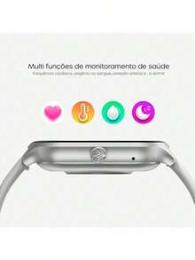 Smartwatch My Watch 8 Pro Haiz Smart Watch 2.01" Full Touch Screen IP67 Water Resistant With 100+ Sports Modes Voice Assistant Make And Receive Calls - 粉色 - 查看 2