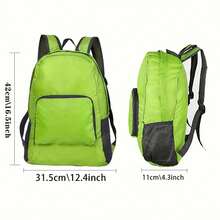 1 件装可折叠便携式涤纶背包轻便大容量防水运动训练背包 - 彩色 - 查看 2