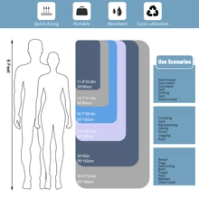 MUTAO 1pc Solid Color Quick-Drying Bath Towel With Net Bag Packaging, Simple Style Long Rectangle Ultra-Fine Fiber Soft Anti-Bacterial Non-Fading Water Absorbent Towel Home Bathroom Decor Back To School For Beauty Salon Home Bathroom Shower Towels For Beauty Salon, Hotel Sports,Home Essentials, Towel, Skin Care Bath Towel Sheet - Dark Grey - View 6