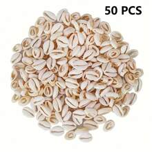 50pcs Ocean Theme Acrylic Shell Beads, Suitable For DIY Jewelry Making - Perfect For Bracelets, Necklaces, Earrings And Anklets - Create Your Own Unique Beach Themed Accessories - Multicolor - View 13