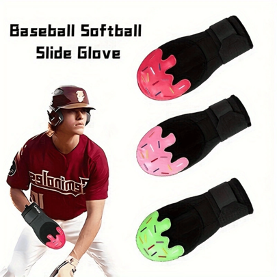 Adult Baseball/Softball Sliding Gloves - Elastic Left Or Right Hand Sliding Gloves For Baseball, Softball, Protect Hands, Fingerless Sliding Gloves, Baseball Training Gloves