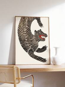 Trang trí Giáng sinh, Tranh nghệ thuật Nhật Bản, Bộ áp phích Nhật Bản, Trang trí Nhật Bản cổ điển, Taguchi Tomoki, Nghệ thuật động vật, Quà tặng, Trang trí phương Đông. Không có khung - Nhiều màu - Xem 10