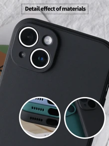 JURSUE Ốp điện thoại mềm chống sốc họa tiết hoạt hình thẩm mỹ Apple thời trang, tương thích với iPhone 16 15 14 13 12 11 Pro Max SE 2020 X XR XS 8 7 Plus G10416Q - màu đen - Xem 7