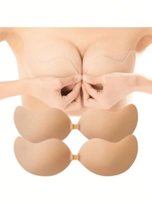 Sticky Bra, Backless Strapless Bra Push Up, Adhesive Invisible Lift Up Bras - Multicolor - View 2