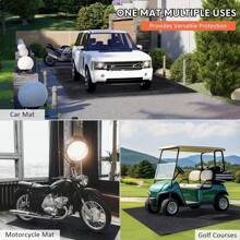 Garage Floor Mat, Oil Spill Mat Under Car, Waterproof Backing Absorbent Pad Protects Floor, Durable, Reusable, Dark Grey, Oversize Garage Floor Paking Mats For Under Car, Garage Flooring Carpets, Absorbent Oil Garage Parking Mat, Non-Slip Waterproof Mats, Original Garage Floor Mat, (17' X 7'4") Gifts Birthday Graduation - Dark Grey - View 7