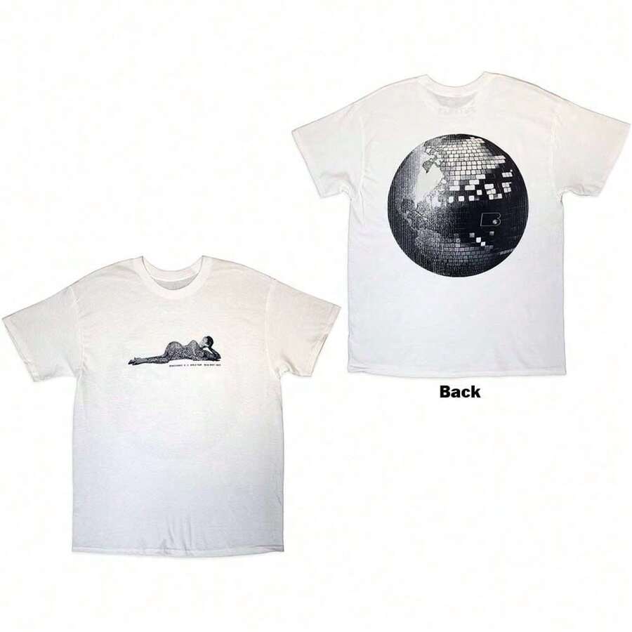 Beyoncé | Official Band T-Shirt | Worldwide Renaissance Tour 2023 (Back Print & Ex-Tour) - 48-Hour Fast Shipping!  - White - View 1