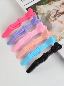 6/10pcs Multi-Function Hair Styling Sectioning Clips Alligator Clips For Hairstylists, Professional Beauty Salons, Women Hair Clips, Plastic Anti-Slip Hair Clips,Hair Accessories ,Hair Styling Tools - Multicolor - View 14