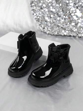 A Pair Of, Stylish, Elegant, Warm, Lightweight, Snow Boots, Children's Holiday Style Warm Boots