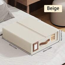 1 Pack Bed Sheet Organizers, Storage Bins With PU Leather Handle, Foldable Sheet Organizer For Linen Closet, Sheets Set Folder Keeper With Window XL (Queen & King Size) Organizing Bedding Container, Blanket Storage Bedroom, Organizer, Home Storage, White T Shirt Women, Black Pants Women, Ladies Winter Clothes, Dress,