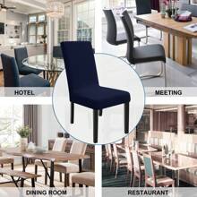 YSTYLE Housses de chaise avec dossier 2/4/6 pièces, housses de chaise extensibles pour salon cuisine, housses de chaise extensibles universelles, housses de chaise modernes anti-rayures pour chats