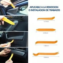 Kit De Bomba De Aire Para Abrir Puerta De Auto, Kit Desbloqueo Puerta Airbag, Herramienta Mantenimiento Reparación Desabolladuras Coche, Varilla Acero Inoxidable Extracción Interior Cuña Conductor - Negro - Ver 6