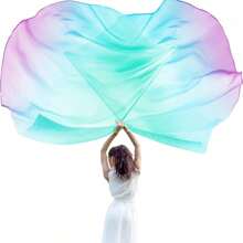 Dance Worship Flag Worship Flag Guard Flag Praise Dance Flag 140 * 140cm - Multicolor - View 5