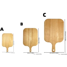 1 件装橡木厨房切菜板，适用于切肉、奶酪、面包、蔬菜和水果、熟食板、奶酪上菜板，带手柄