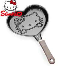 Sanrio 1pc New Cartoon Kitty Back To School Season Mini Frying Pan Healthy Non-Stick Pan Home Creative Breakfast Omelette Pan Animal Shape