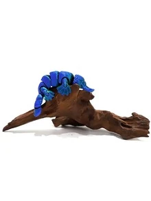 1 件可摆姿势的鸭嘴兽雕像 - 桌面和汽车装饰，3D 打印柔性关节动物模型，适合所有场合的耐用礼物 - 无需电力，无羽毛，适合圣诞节装饰