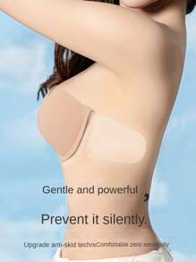 Women's Invisible Adhesive Bra For Strapless And Backless Summer Dress, Bridal Dress, Push Up And Anti-sagging, Both For Large And Small Breast