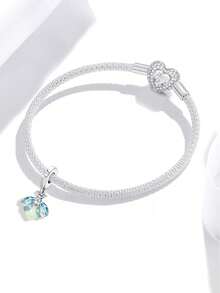 1Pc Mặt dây chuyền hình con ong chăm chỉ thời trang cho phụ nữ Vòng tay Vòng đeo tay Tự làm đồ trang sức và trang trí trang phục hàng ngày phù hợp cho bé gái - Bạc - Xem 4