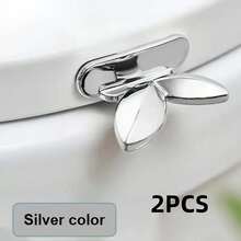 2 件装非接触式马桶座圈升降器 - 自粘式，光面浴室配件 - 彩色 - 查看 4