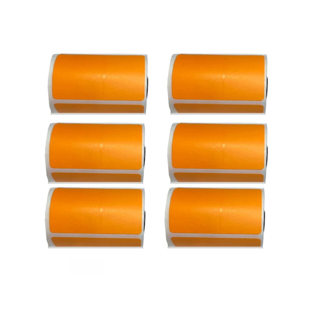 Orange Adhesive Label For Mini Cat Printer 6 Rolls SHEIN South Africa