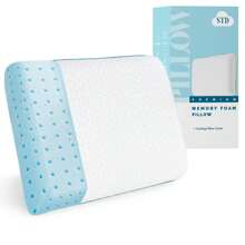 Elegant Comfort Cooling Memory Foam Pillow, Gel-Infused Filling - Multicolor - View 3