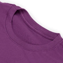 Cute Women's Fitness Gym T-Shirt Casual Cotton Shirt New Release - Màu tím - Xem 3