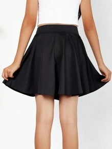 Váy thể thao co giãn thông thường Tween Girl, Váy tập yoga (YY296) - màu đen - Xem 5