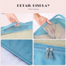 Multi-Functional Transparent Grid Packing Cube, Large Capacity Luggage Organizer Bag For Bras, Clothes And Travel Accessories Drawer Wardrobe Organizer Closet Storage Quilted Bag Underbed Organizer Box Drawer/Wardrobe Organizer /Closet Storage/Quilted Bag Underbed Organizer Box Organizer Storage Bins Under Bed Storage Bag Clothes Container Underbed Storage Containers Closet Organizers For Organizing Clothes Blankets Pillows Comforter Sweaters - Multicolor - View 5