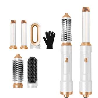 UKLISS 5-In-1 แปรงลมร้อน, เครื่องจัดแต่งทรงผมแบบพกพาอเนกประสงค์สำหรับบ้าน เครื่องหนีบผมตรงและม้วนผม, ของขวัญสำหรับผู้ชายผู้หญิง, ของขวัญที่ไม่เหมือนใคร, ของขวัญสุดเจ๋ง, ของขวัญสำหรับเธอ, ชุดของขวัญ