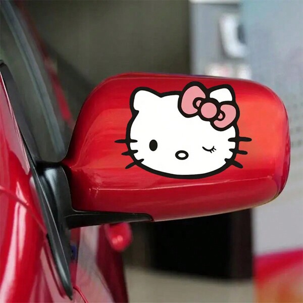 Sanrio 1 Pc Adesivos de Carro, Adesivos DIY, Adesivos de Bagagem, Adesivos de Laptop, Adesivos de Celular, Adesivos de Motocicleta, Adesivos de Janela de Carro, Adesivos de Parede e Adesivos de Caneca. Presente de Natal!
