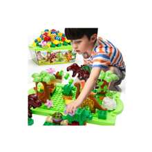 40PCS Dinosaur Assembling Building Blocks - Green - View 2