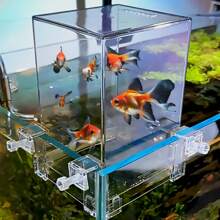 Acrylic Fish Tower Aquarium Aerial Extender Fish Tank For Ecologically Landscaping Convenient Observation Viewing Area Increase Bigger Space - Clear - View 6