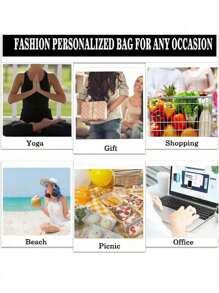 Bingo Night Women's Tote Bag And Wallet Set, Fabric Structure, Hand Washable, Unclosed, Lined, Casual Shoulder Back, Vacation Style Letter Design Tote Bags