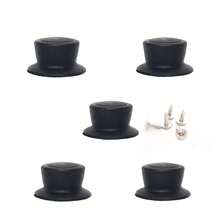 5-Piece Pomel Kit For Pots And Pans Glass Or Aluminum Lid Gripper - 黑色 - 查看 1