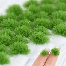 1Box Simulation Grass Tufts Artificial Plant Cluster Modeling Sand Scene DIY Material Fairy Garden Micro Landscape Decoration Grass - Multicolor - View 6