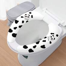 1 件熊猫马桶垫，防水加厚保暖马桶盖，适合常规尺码和加大码 - 彩色 - 查看 24