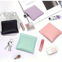 8 件自动闭合 PU 皮革收纳袋、耳机数据线、口红钥匙、便携包装袋、波西米亚风