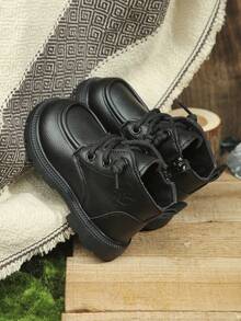 Baby Stiefel, Herbst/Winter gefütterte warme Baby Stiefel, rutschfeste Lauflernschuhe für Kleinkind kurze Stiefel für Jungen und Mädchen