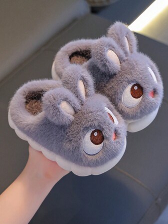 1双可爱兔子儿童拖鞋，室内家居拖鞋